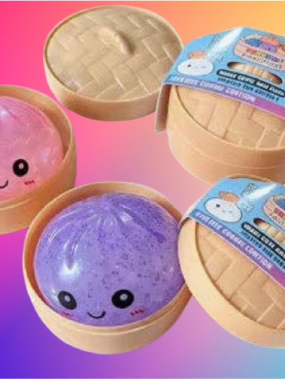 Squishy Glitter Dumpling Toy